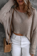 Grey Slouchy Dolman Sweater