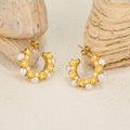 Pearl Hoop Earrings New RTS