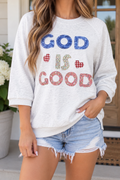 GOD IS GOOD Patchwork Top