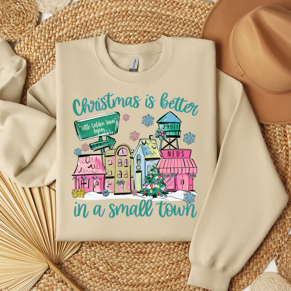Christmas Is Better Zip Custom Sweatshirt.